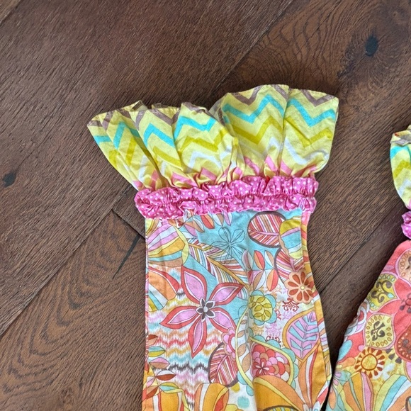 Floral Multicolor Ruffled Jumpsuit - Picture 2 of 7